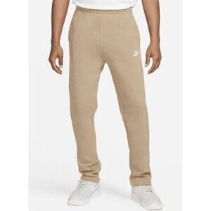 Nike Men's Sportswear Club Fleece Pants Khaki / Brown Large BV2707-247 - NEW